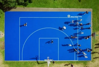 Allwetter Sportplatz, Sportplatzerneuerung, Sportbodenbelag,